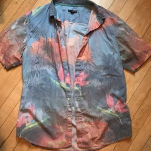 Men’s Tropical Button Down